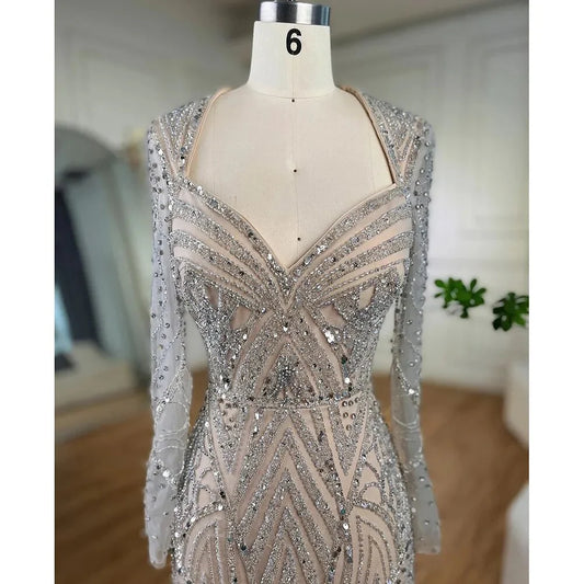 Robe dos nu strass