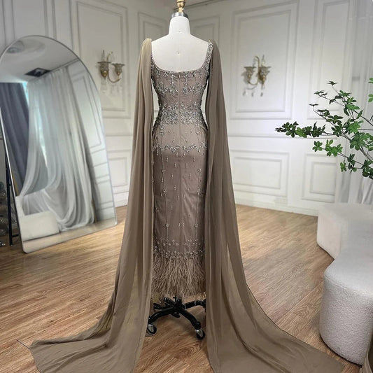 Robe 2 pièces cape