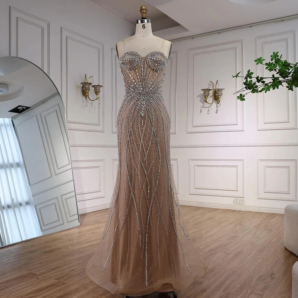 Robe bustier strass surjupe