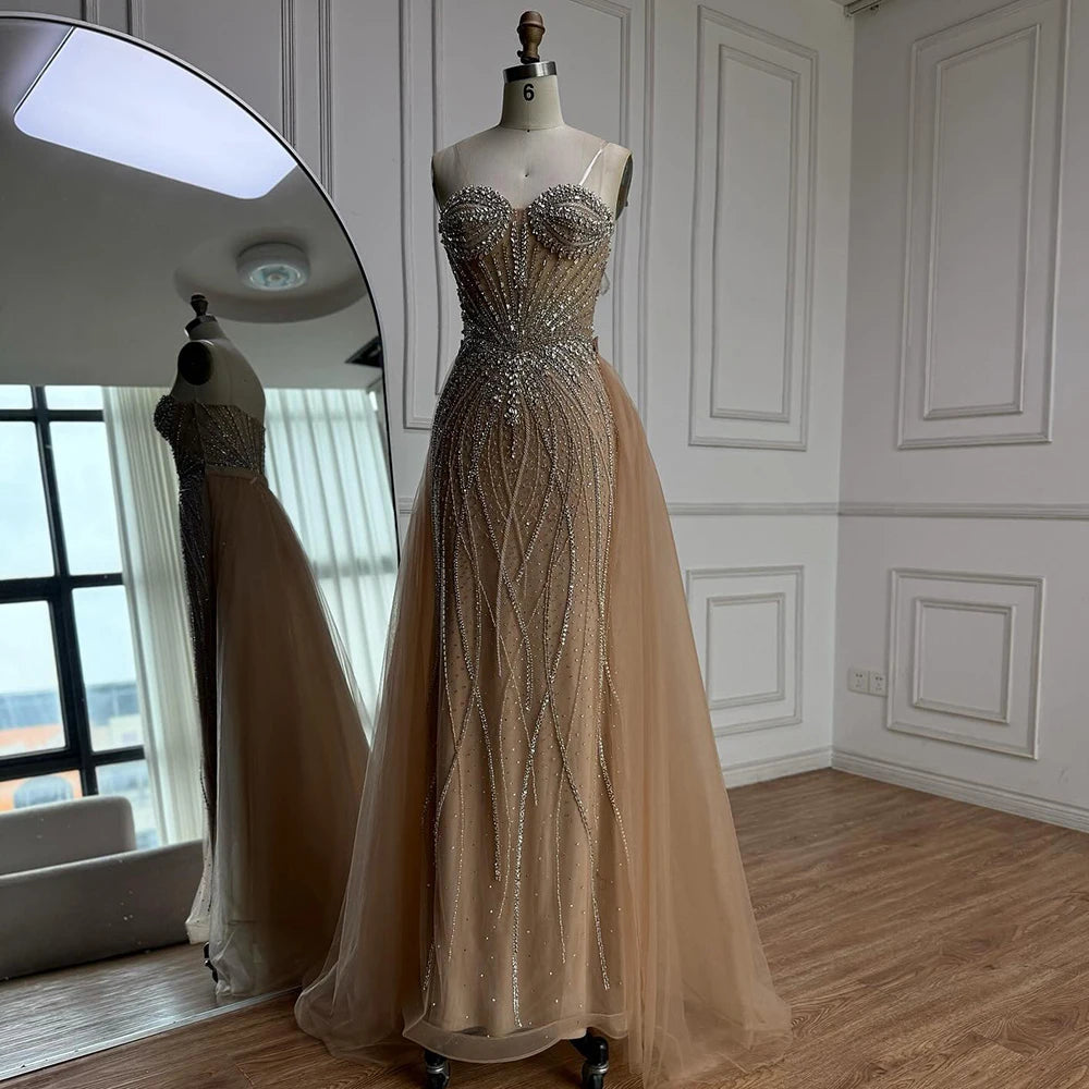 Robe bustier strass surjupe