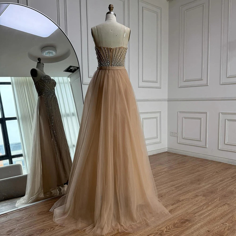 Robe bustier strass surjupe