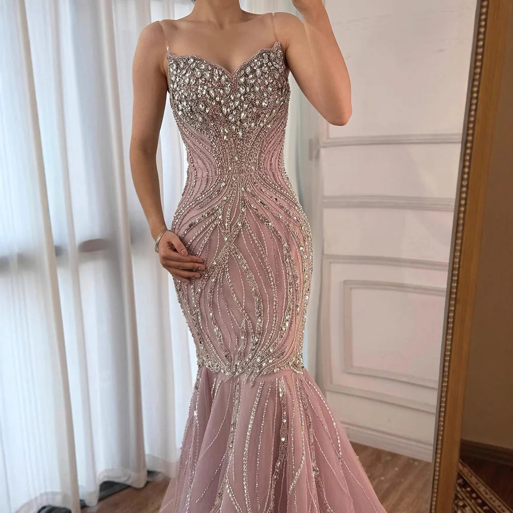 Robe bustier strass volume