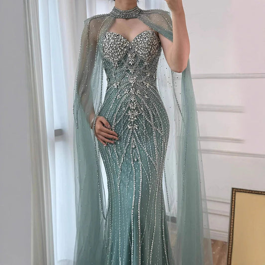 Robe 2 pièces cape bustier