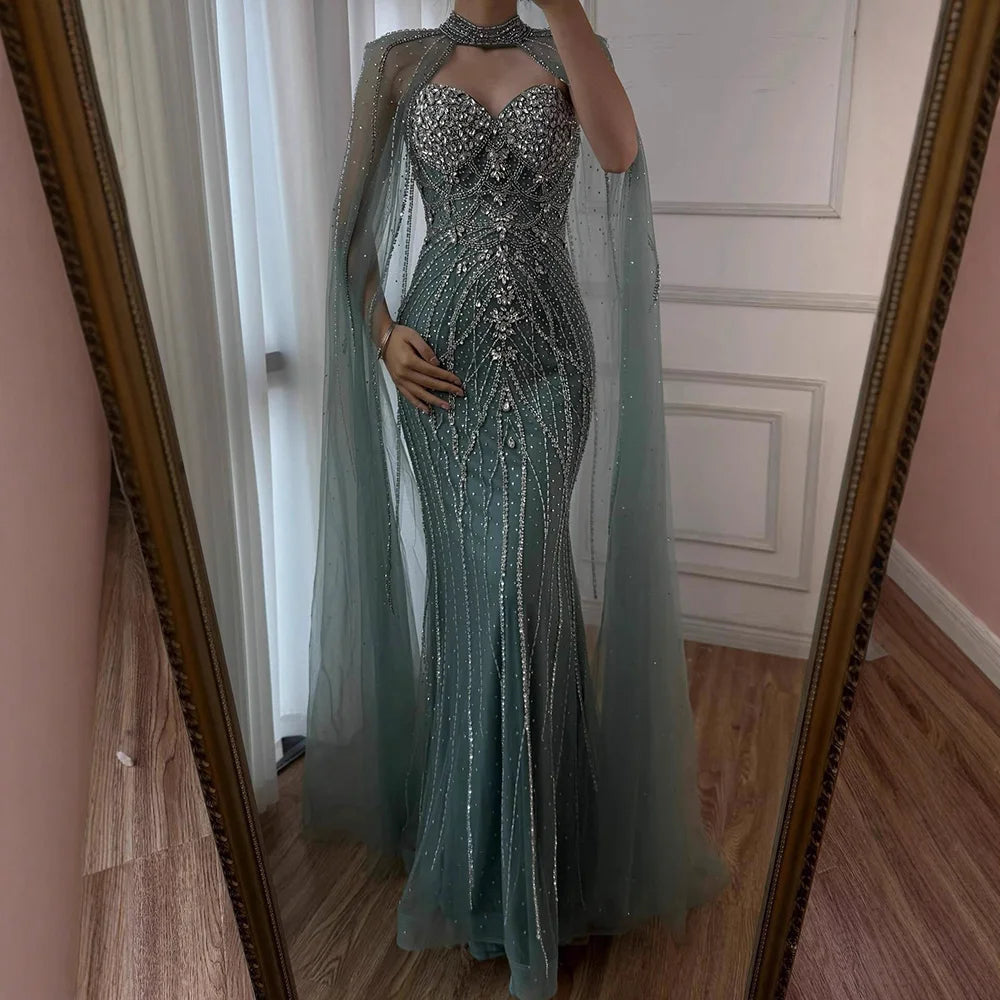 Robe 2 pièces cape bustier
