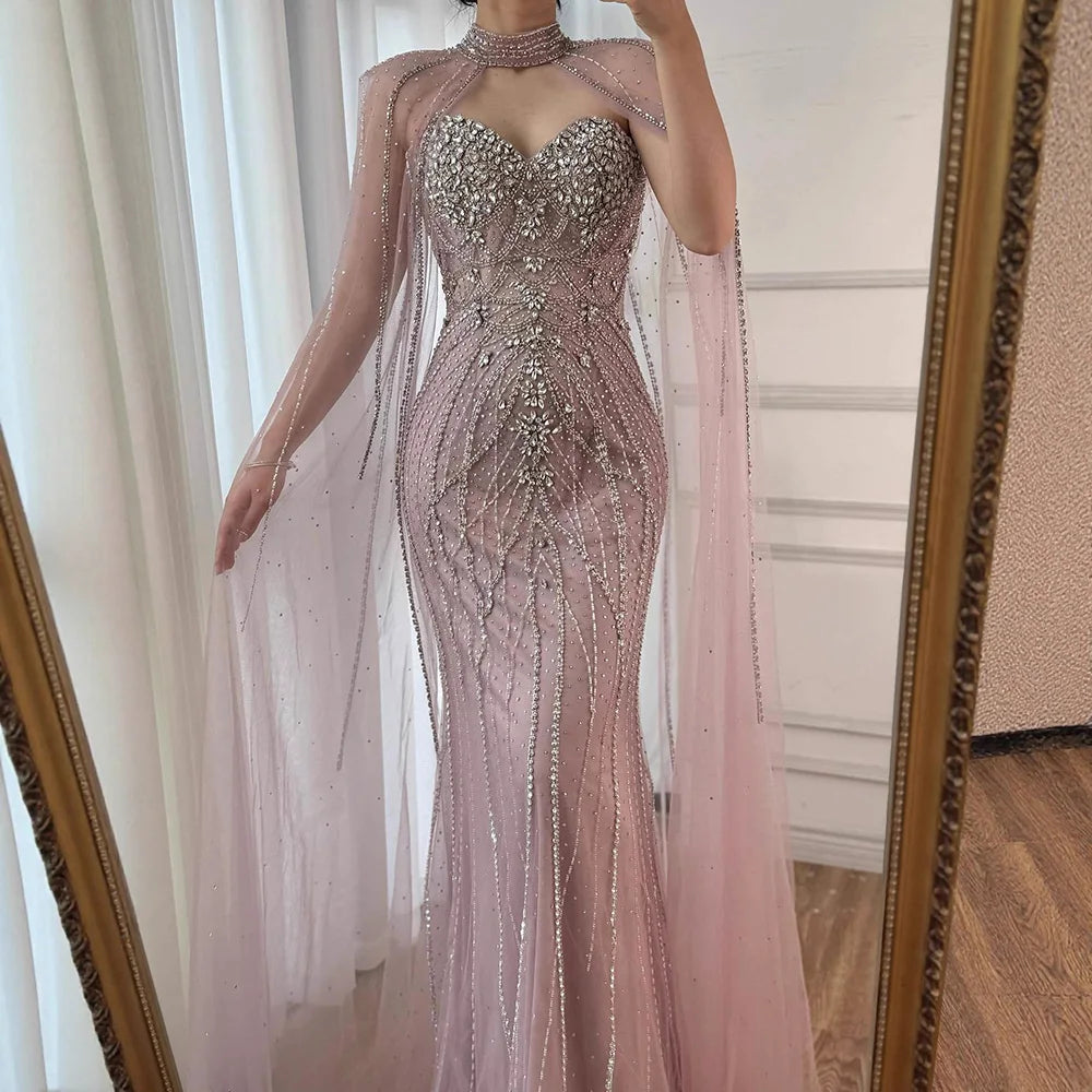Robe 2 pièces cape bustier