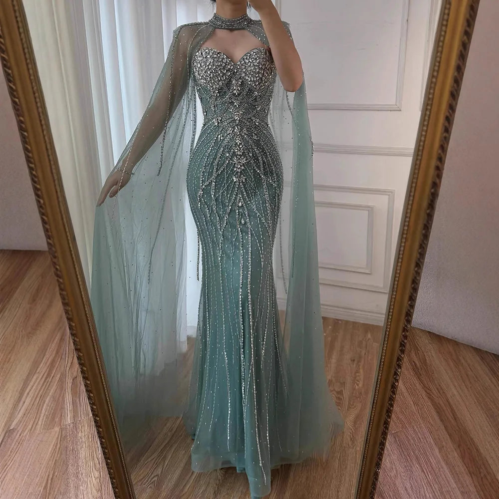 Robe 2 pièces cape bustier
