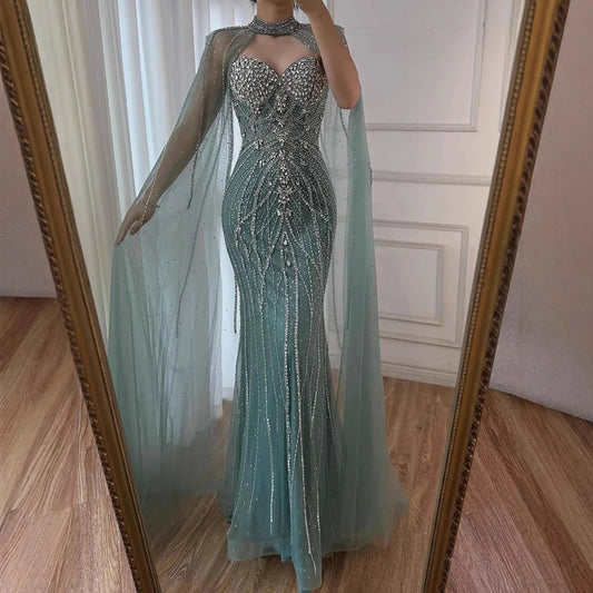 Robe 2 pièces cape bustier
