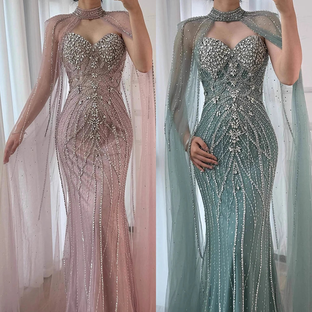 Robe 2 pièces cape bustier
